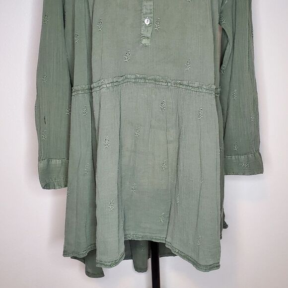 Sundance Willa Tunic Tiered Bohemian Top Size Small P - Picture 4 of 13